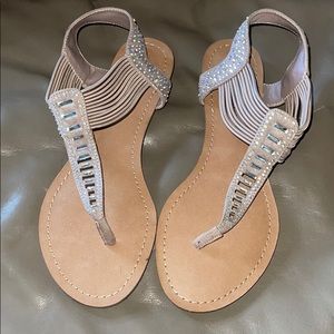 Nude sandals